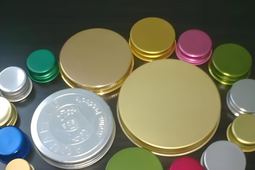 Nhôm phủ màu cho nắp chai